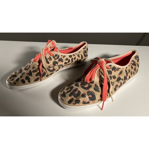 Keds Casual Sneakers (Women’s Size 8.5 ) • Leopard • Canvas Shoes • NEW - Picture 2 of 7